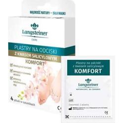 Plastry na odciski z kwasem salicylowym Komfort x 4 sztuki