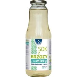 Sok z brzozy z miętą bez dodatku cukru 990ml