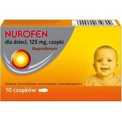 NUROFEN 125mg x 10 czopków