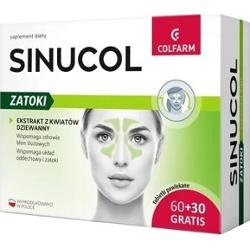 SINUCOL ZATOKI x 60 tabletek + 30 tabletek
