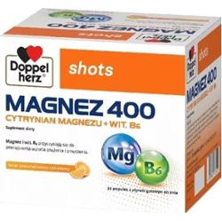 Doppelherz Magnez Shots 400 25ml x 20 ampułek