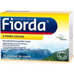 Fiorda o smaku cytryny x 30 pastylek do ssania