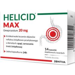 Helicid Max 20mg x 14 kapsułek