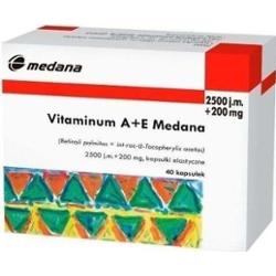 VITAMINUM A+E (2500j.m A+200mg E) x 40 kapsułek
