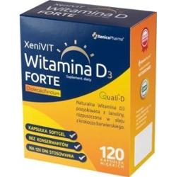 XeniVIT Witamina D3 Forte x 120 kapsułek