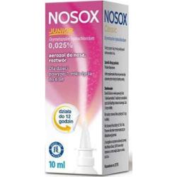 Nosox Junior aerozol do nosa 0,025% 10ml