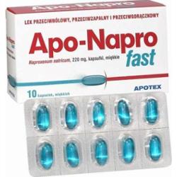 Apo-Napro Fast 220mg x 10 kapsułek