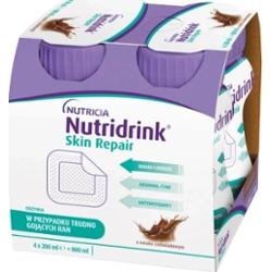 Nutridrink Skin Repair o smaku czekoladowym 200ml x 4 sztuki