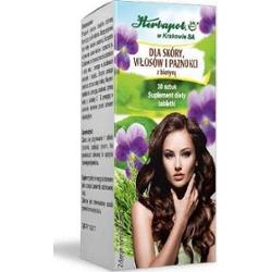 Dla skóry, włosów i paznokci z biotyną x 30 tabletek