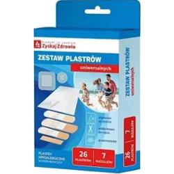 Zestaw plastrów uniwersalnych x 26 sztuk