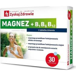 Magnez + B1 B6 B12 x 30 tabletek