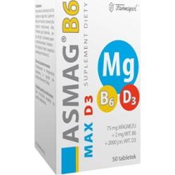 Asmag B6 Max + D3 x 50 tabletek
