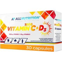 Allnutrition Vitamin C 1000 + D3 x 30 kapsułek