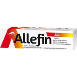 Allefin (20mg+10mg)/g żel 30g