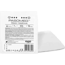 PASOMED Gaza opatrunkowa jałowa 13nitek 1/2m x 1 sztuka