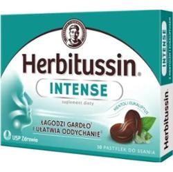 Herbitussin Intense x 10 pastylek do ssania