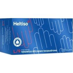 Rękawice HELTISO nitrylowe bezpudrowe rozmiar L x 100 sztuk