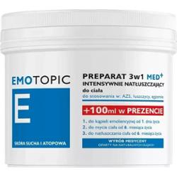 Emotopic preparat 3w1 MED+ intensywnie natłuszczający do ciała 400ml+100ml Gratis