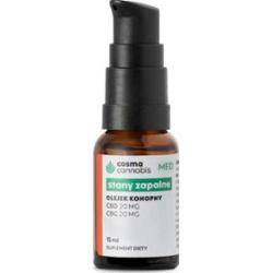 Cosma Cannabis Stany Zapalne olejek konopny 15ml