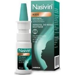 NASIVIN Kids 0,25mg/ml aerozol do nosa 10ml