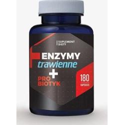 Enzymy trawienne + Probiotyki x 180 kapsułek