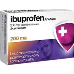 IBUPROFEN AFLOFARM 200mg x 20 tabletek