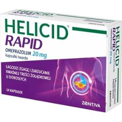 Helicid Rapid 20mg x 14 kapsułek