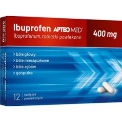 Ibuprofen Apteo Med 400mg x 12 tabletek