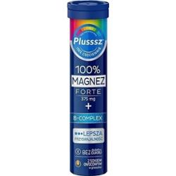 Plusssz 100% Magnez Forte + B-Complex x 20 tabletek musujących