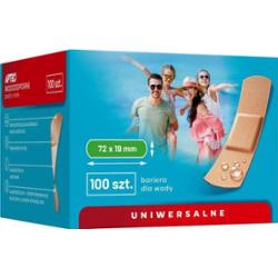 Apteo Care Plastry wodoodporne 72mm x 19mm x 100 sztuk