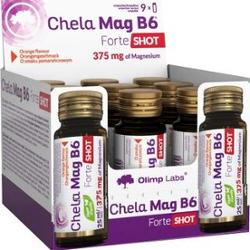 OLIMP Chela-Mag B6 Forte Shot x 1 szklana ampułka 25ml smak pomarańczowy