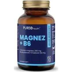 PUREO HEALTH Magnez + B6 x 60 kapsułek