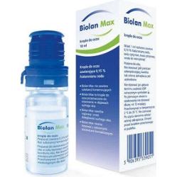 Biolan Max nawilżające krople do oczu 0,15% 10ml