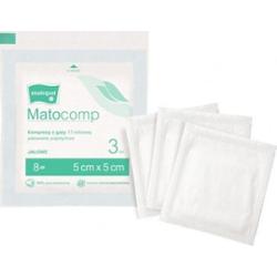 Matocomp kompresy gazowe 5x5 8-warstwowe x 3 sztuki