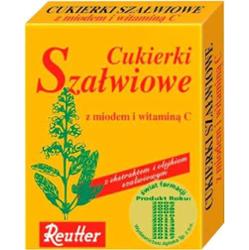 REUTTER Cukierki Szałwiowe z miodem i Witaminą C 50g