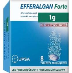 EFFERALGAN Forte 1g x 8 tabletek musujących