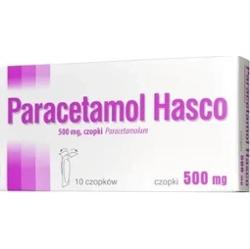 Paracetamol Hasco 500mg x 10 czopków