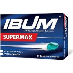 IBUM Supermax 0,6g x 10 kapsułek