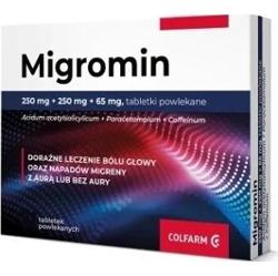 Migromin 250mg+250mg+65mg x 20 tabletek