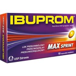 IBUPROM MAX Sprint x 10 kapsułek