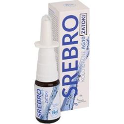 Srebro koloidalne AG10 Zatoki spray do nosa 15ml