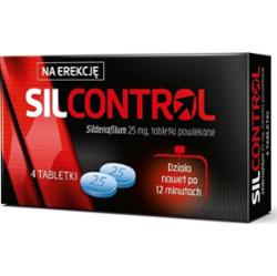 Silcontrol 25mg x 4 tabletki