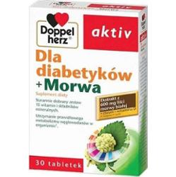 Doppelherz Aktiv Dla diabetyków + Morwa x 30 tabletek
