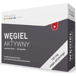 BIOCANTO Węgiel Aktywny x 20 kapsułek