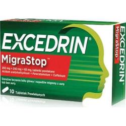 EXCEDRIN Migrastop x 10 tabletek