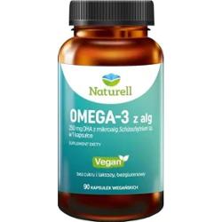Naturell Omega-3 z alg x 90 kapsułek