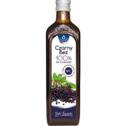 Czarny bez 100% Sok z owoców czarnego bzu 490ml