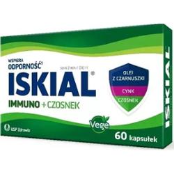 Iskial Immuno + Czosnek x 60 kapsułek
