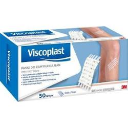 Viscoplast Steri-Strip Paski do zamykania ran 3 x 75mm x 50 sztuk