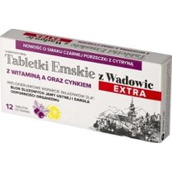TABLETKI EMSKIE Z WADOWIC EXTRA x 12 pastylek do ssania